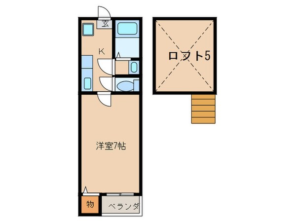 笹原壱番館の物件間取画像